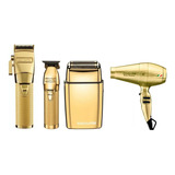 Kit Babyliss Fx Corte + Collection + Secador Porto Fino Gold