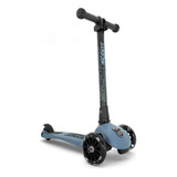 Scoot & Ride Carretera Kick 3 Led Acero Os