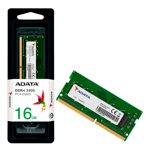 Memoria Ram Adata Para Portatil 16gb 3200mhz