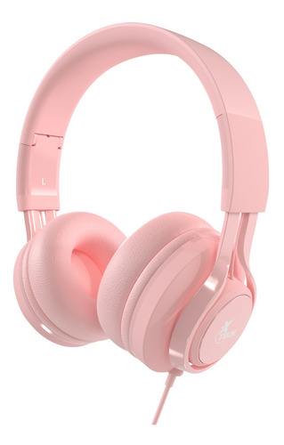 Auriculares Diadema Gaming Rosados Niña Con Limitación De Vo