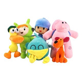 6 Piezas Pocoyo Elly Pato Loula Fred Loula Muñeco Peluche Ju