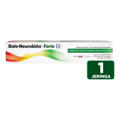 Dolo-neurobion Forte Dc Solución Inyectable, 1 Jeringa Precargada Doble Cámara 3 Ml + Aguja Desechable | Envío gratis