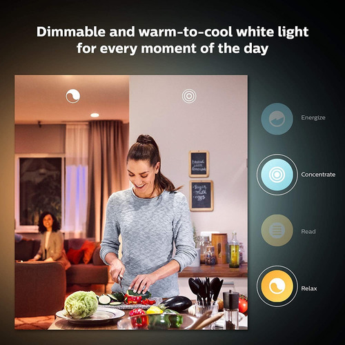 Philips Hue White  Color Ambiance White Smart A19 Lights Wit