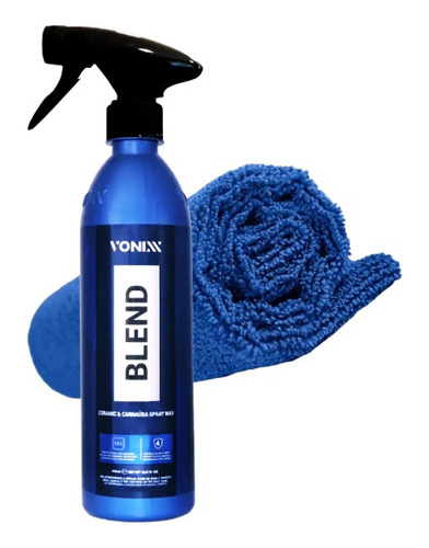 Blend Spray Cera Liquida Carnauba C/toalha Microfibra