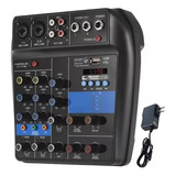 Mini Consola Mezclador De Audio Y Sonido Wvngr F2-mb Mixer