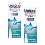 Biotene Dry Mouth Moisturizing Spray 44.3ml 2 Pack Americano