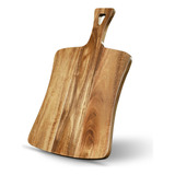 Ystkc Tabla De Cortar De Madera De Acacia Para Cocina, Tabla