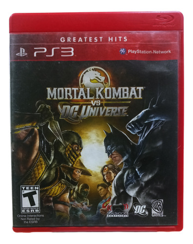 Mortal Kombat Vs. Dc Universe Ps3 - Edición Estándar - Físic