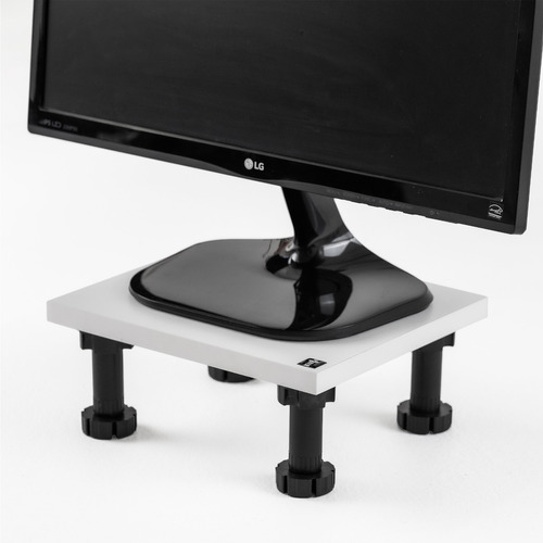 Base Elevadora Soporte Para Monitor De Madera Std345