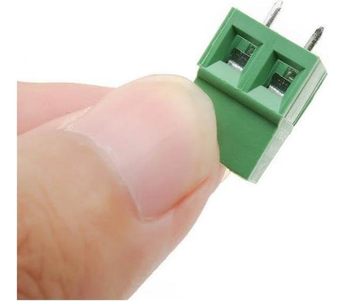 Bornera Verde De 3 Pines Terminal Block 5mm Kf128-2p