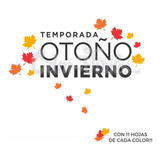 Vinilo Decorativo Vidriera Otoño Invierno Ploteo 