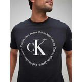 Polera Calvin Klein Ck Circle Logo Talla M