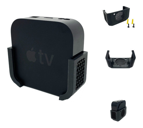 Soporte Base De Pared Para Apple Tv Hd 4k 1º Y 2º Generación