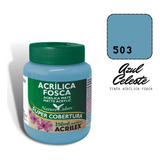 Tinta Acrilica Fosca Acrilex 250ml 503 Azul Celeste
