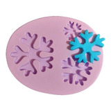 Ab904 Molde De Silicone Flocos De Neve Para Confeitar