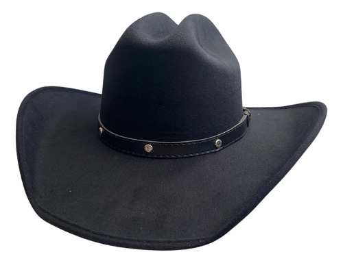Sombrero Vaquero Texano Grande Borde Ancho Algodón