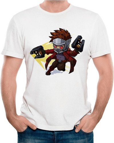 Playera Anime Guardianes De La Galaxia Star Lord #955