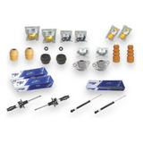 Kit 4 Amortiguadores Boge C/ Bases Para Vw Vento 1.6 Lts