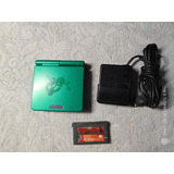 Game Boy Advance Sp Un Brillo Carcasa Custom Pokémon Verde