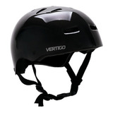 Casco Vertigo Vx Free Style, Bici, Rollers Negro Brillo M