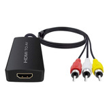 Convertidor De Hdmi A Av Adaptador Convertidor Compuesto De 