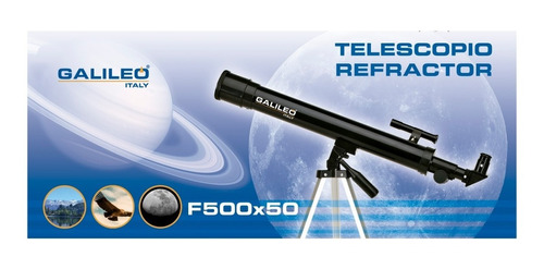 Telescopio Refractor Galileo F500x50 De 450x Educando Full