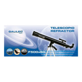 Telescopio Refractor Galileo F500x50 De 450x Educando Full