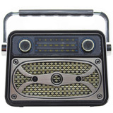 Caixa De Som Bluetooth Usb Sd Rádio Fm Vintage El-183bt