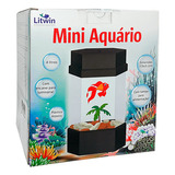 Litwin Mini Aquário Beteira Sextavado 4lts Plástico