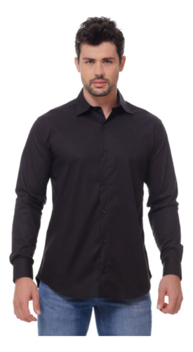 Camisa Social Masculina Slim Fit Luxo Pronta Entrega Promoçã