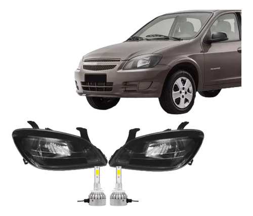 Juego Opticas Chevrolet Celta 2014 Deportiva + Cree Led