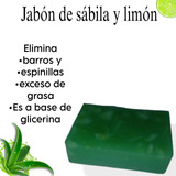 Jabón Artesanal De Sábila Y Limón - g a $150