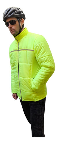 Polo By Dino Rissi (m) Inflable Fluorescente Campera Adulto.