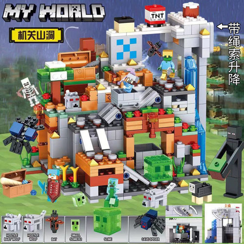 Set De Construcción Lego Minecraft 680 Piezas En Caja