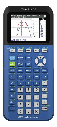 Texas Instruments Ti-84 Plus Calculadora Gráfica Blue Python