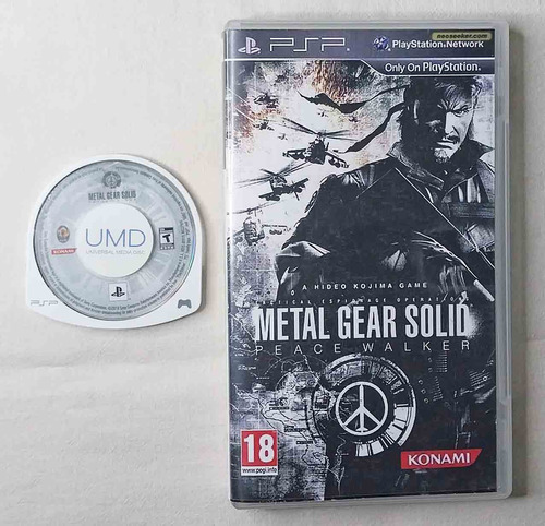 Metal Gear Solid Peace Walker Juego Umd Para Psp