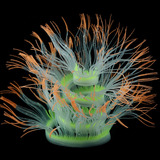 Enfeite De Aquário Planta Aquário Artificial Silicone Coral