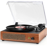 Seasonlife Vinyl Record Player With Speaker 3-speed