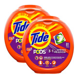 Pack 02 Tide Detergente Capsulas 81 Pods Cada Uno