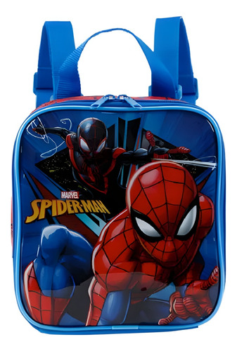 Lancheira Térmica Escolar Spider Man Miles Bolsa Infantil