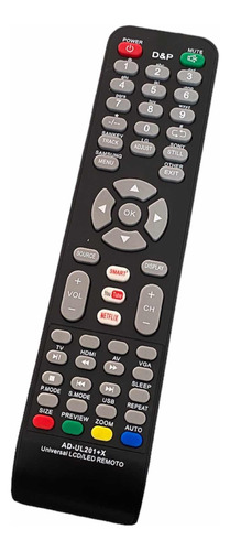 Control Remoto Universal Para Tv Smart Ad-ul201+x