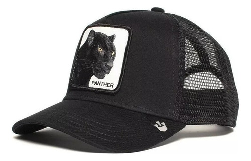 Gorra De Malla Con Protección Solar Y Bordado De Animales F