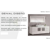 Set Moderno Mueble P Baño Grande C Ovalin Ceramica Monomando