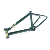 Cuadro Bmx Cult Dak ¡full Cromo Profesional! Dark Green 21 