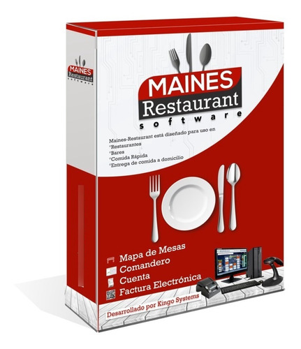 Software Para Restaurante, Bar, Comida Rápida, Maines-restau