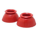 Cloche Para Cavalo De Borracha Cor Vermelho