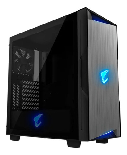 Gabinete Gamer Gigabyte Ac300g Vidrio Usb 3.0 Rgb Rev.1.0