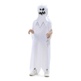 Roupa Fantasma Infantil Fantasia Halloween Assustadora