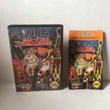 Nba All-star Challenge Sega Genesis Somente Caixa E Manual