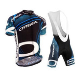 Conjunto Ciclismo Orbea N°2 Tricota Calza Acolchado Tirantes